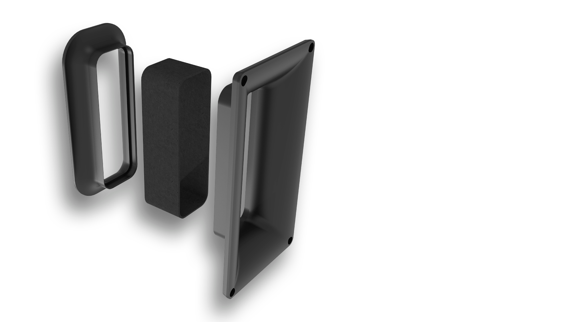 Rear Tractrix Port Exploded View